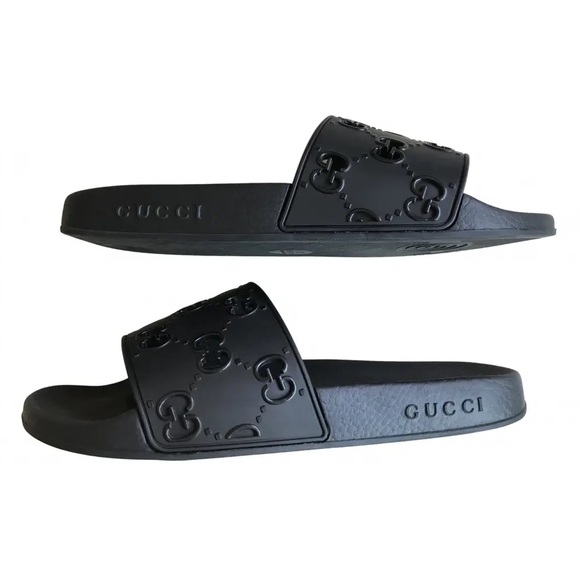 GUCCI - Gucci Slides - Black New
worn for photo shoot on stage - Picture 10 of 10